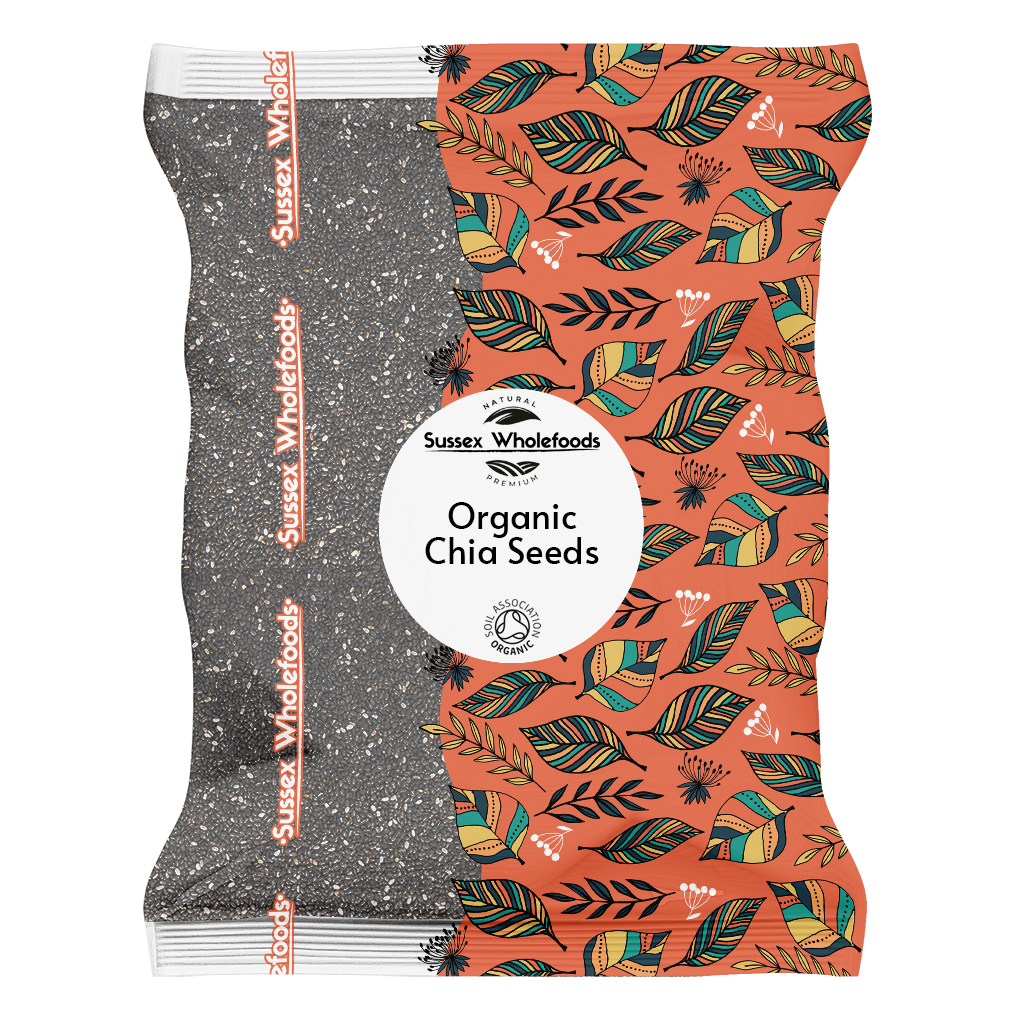 Organic Chia Seeds 500g (Sussex Wholefoods) | Healthy Supplies