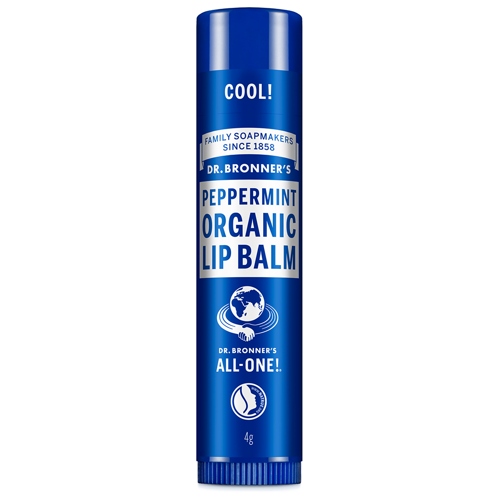 Organic Peppermint Lip Balm 4g (Dr. Bronner's) Healthy Supplies