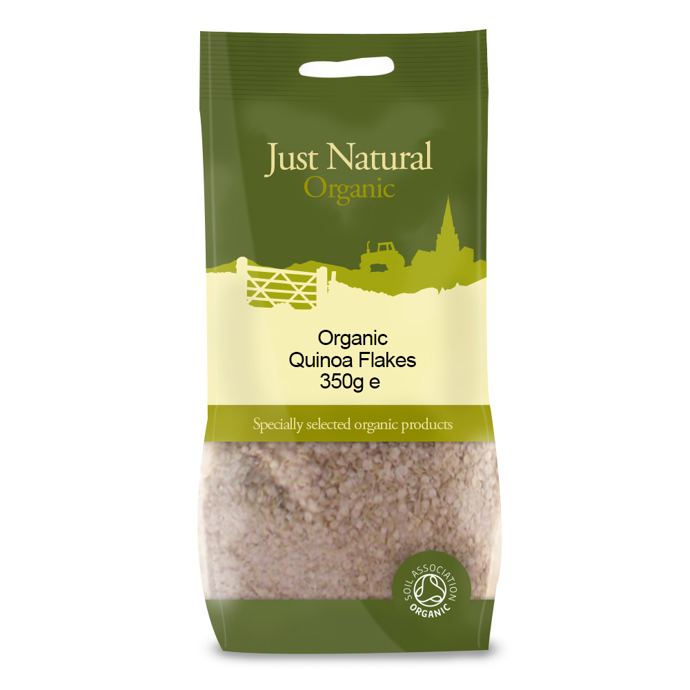 Quinoa Flakes 350g, Organic (Just Natural Organic) Healthy Supplies
