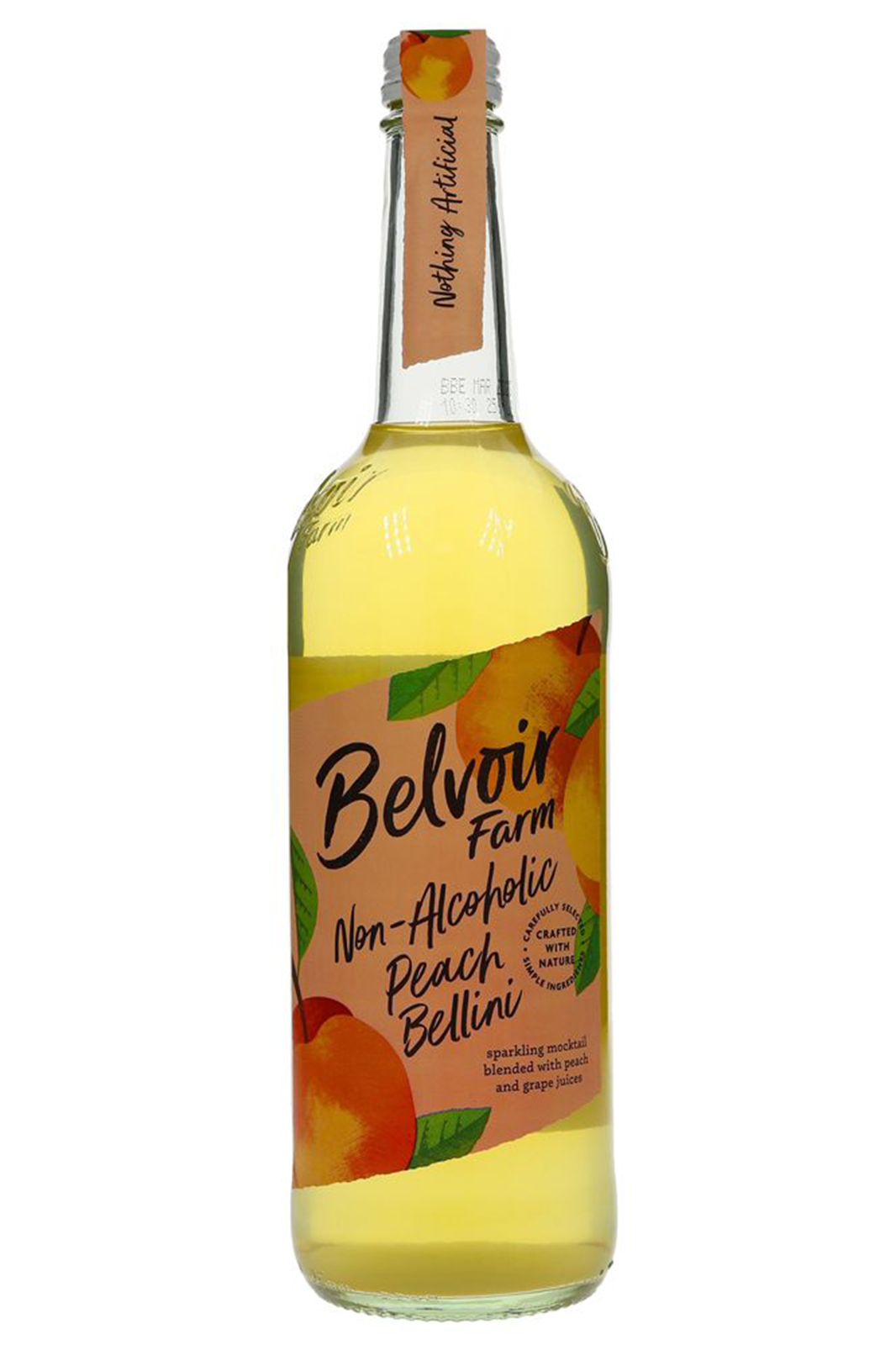 Peach Bellini 750ml (Belvoir) Healthy Supplies
