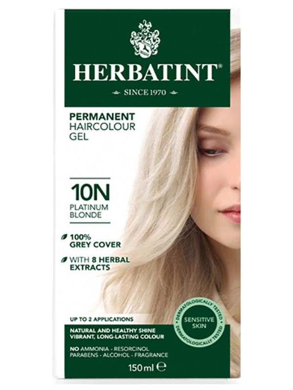10N Platinum Blonde Hair Colour 150ml (Herbatint) | Healthy Supplies 10N Platinum Blonde Hair Colour 150ml (Herbatint) | Healthy Supplies