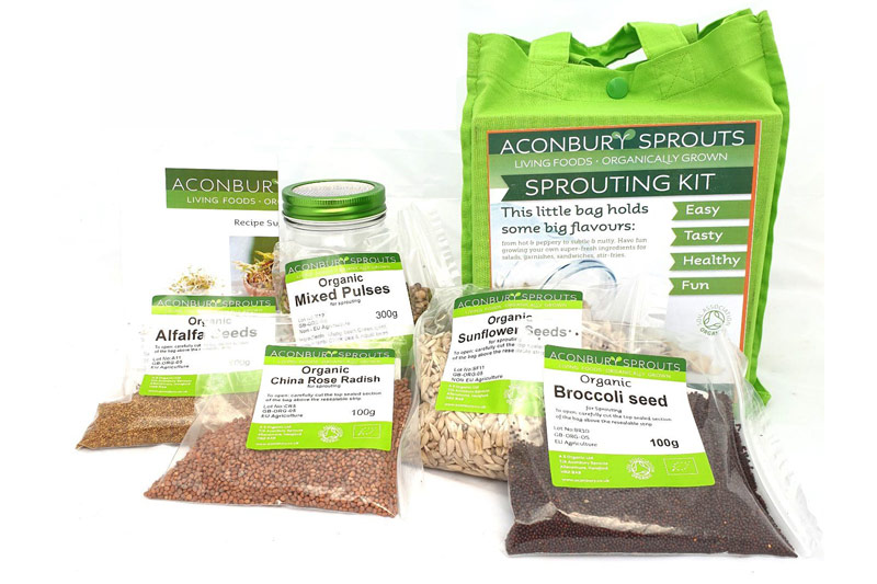 Sprouting Kit, Organic x1 (Aconbury Sprouts) HealthySupplies.co.uk