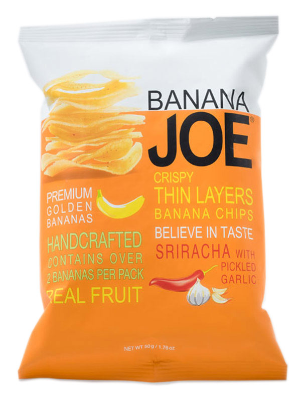 Sriracha Banana Chips 50g (Banana Joe) Healthy Supplies