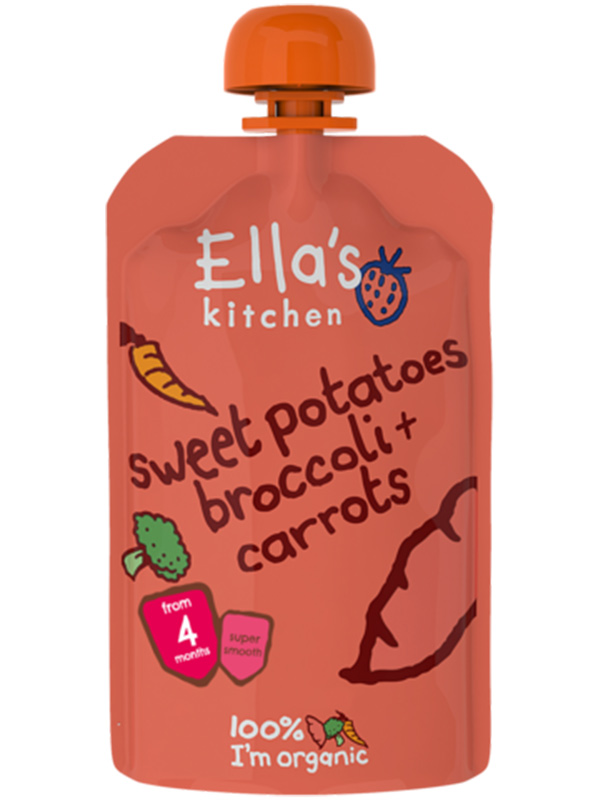 Stage 1 Sweet Potato, Broccoli & Carrots, Organic 120g (Ella's Kitchen