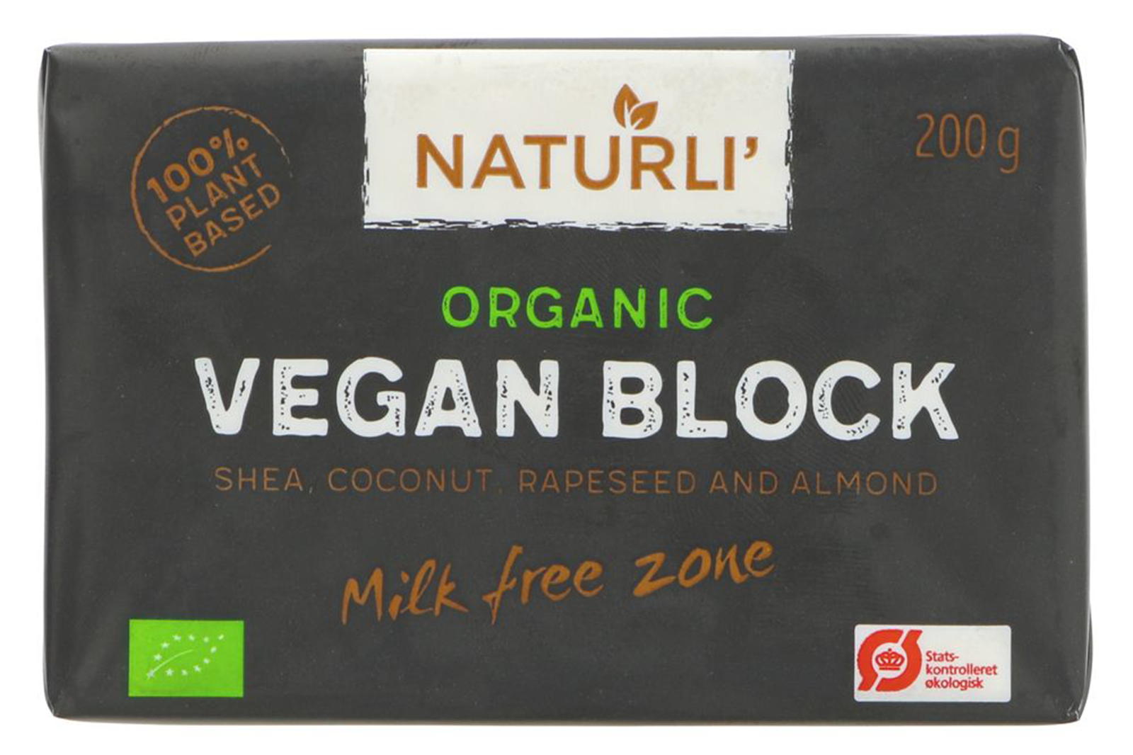Organic Vegan Butter Block 200g (Naturli') Healthy Supplies