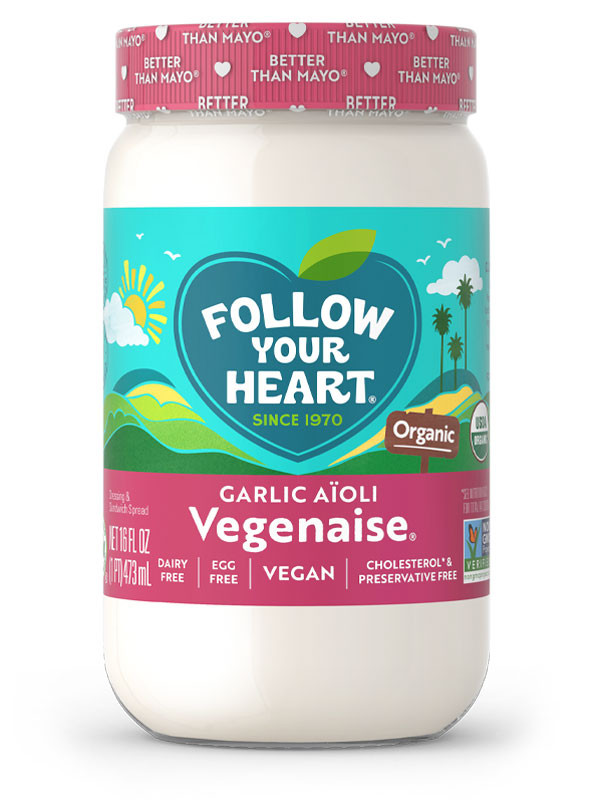 Organic Vegenaise Garlic Aioli 340g (Follow Your Heart) Healthy Supplies
