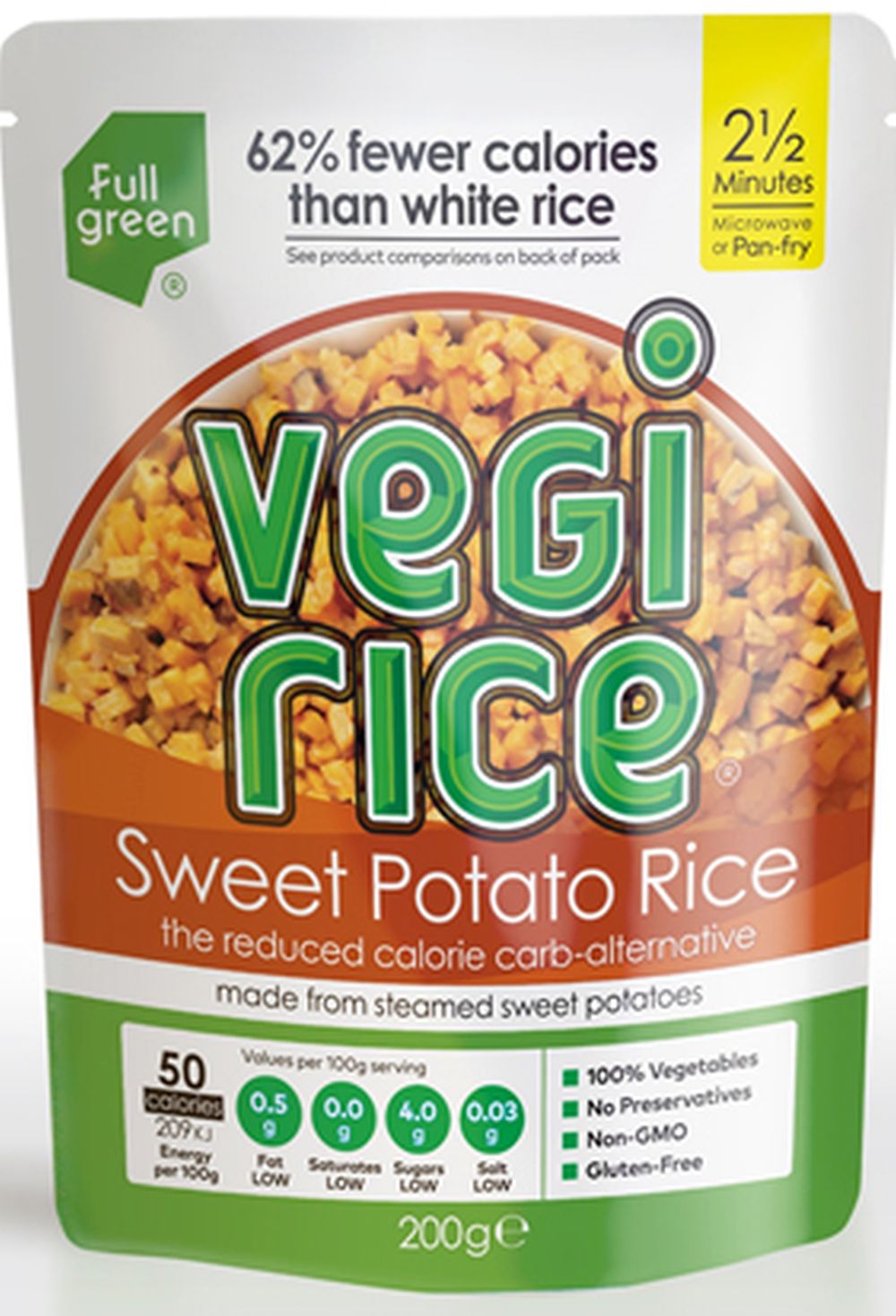 VegiRice Sweet Potato Rice 200g (Fullgreen ...