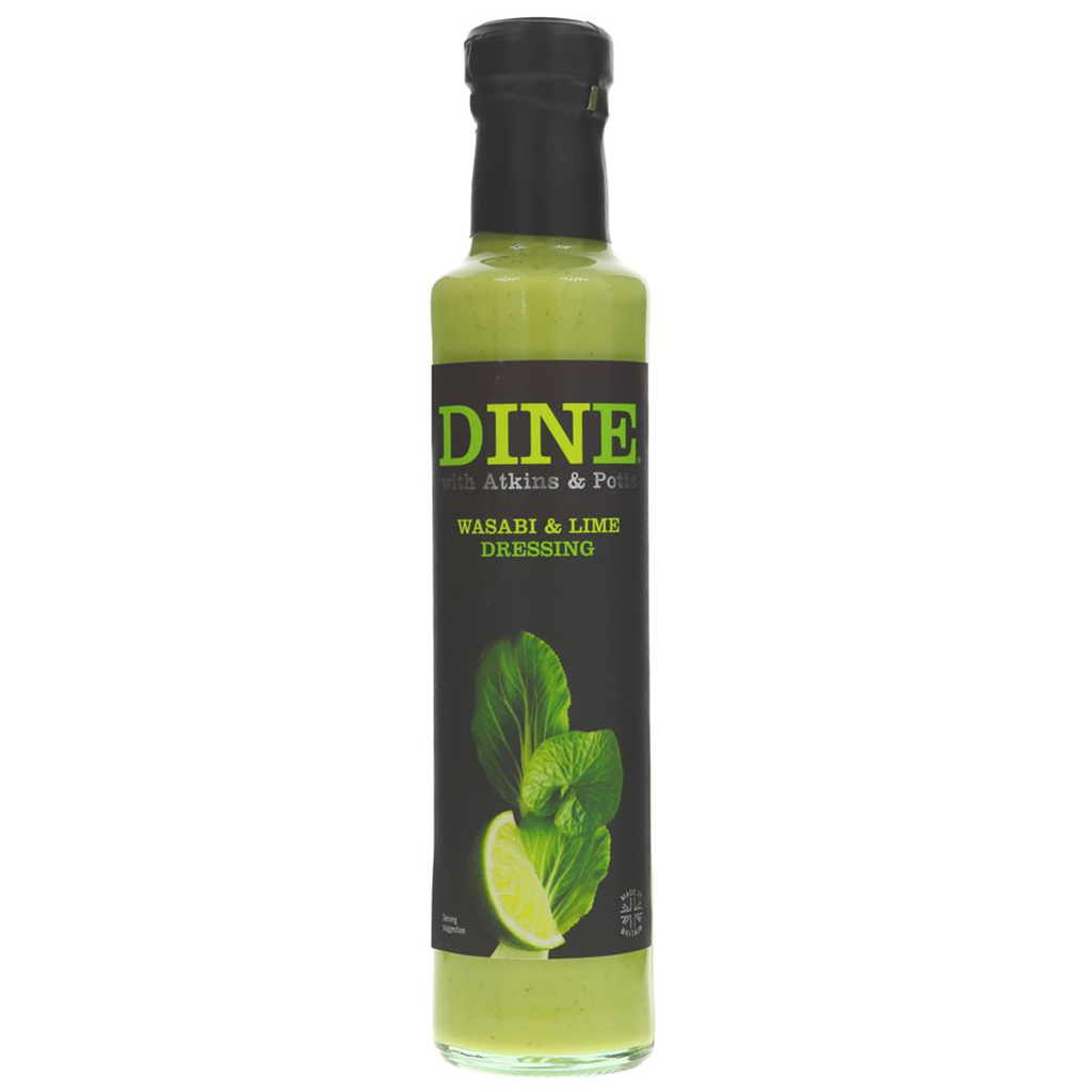 Wasabi & Lime Dressing 255g (Dine With Atkins & Potts) Healthy Supplies