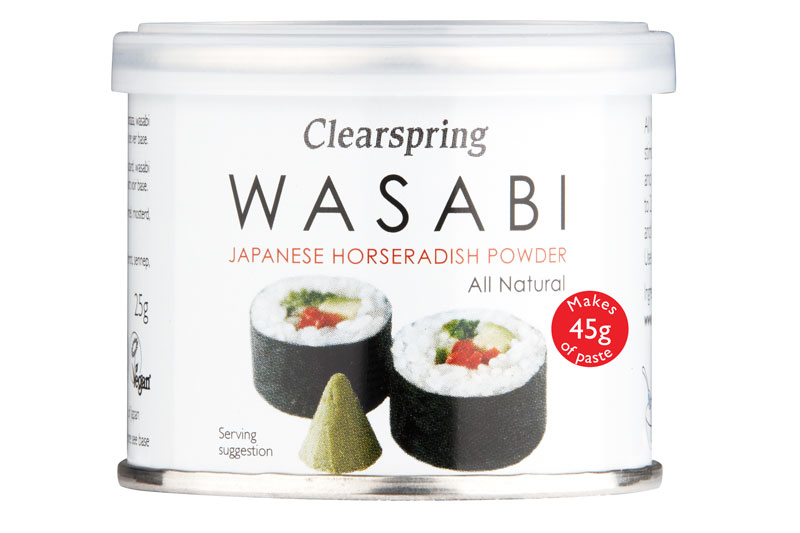 Wasabi Powder, 25g Tin (Clearspring) Healthy Supplies