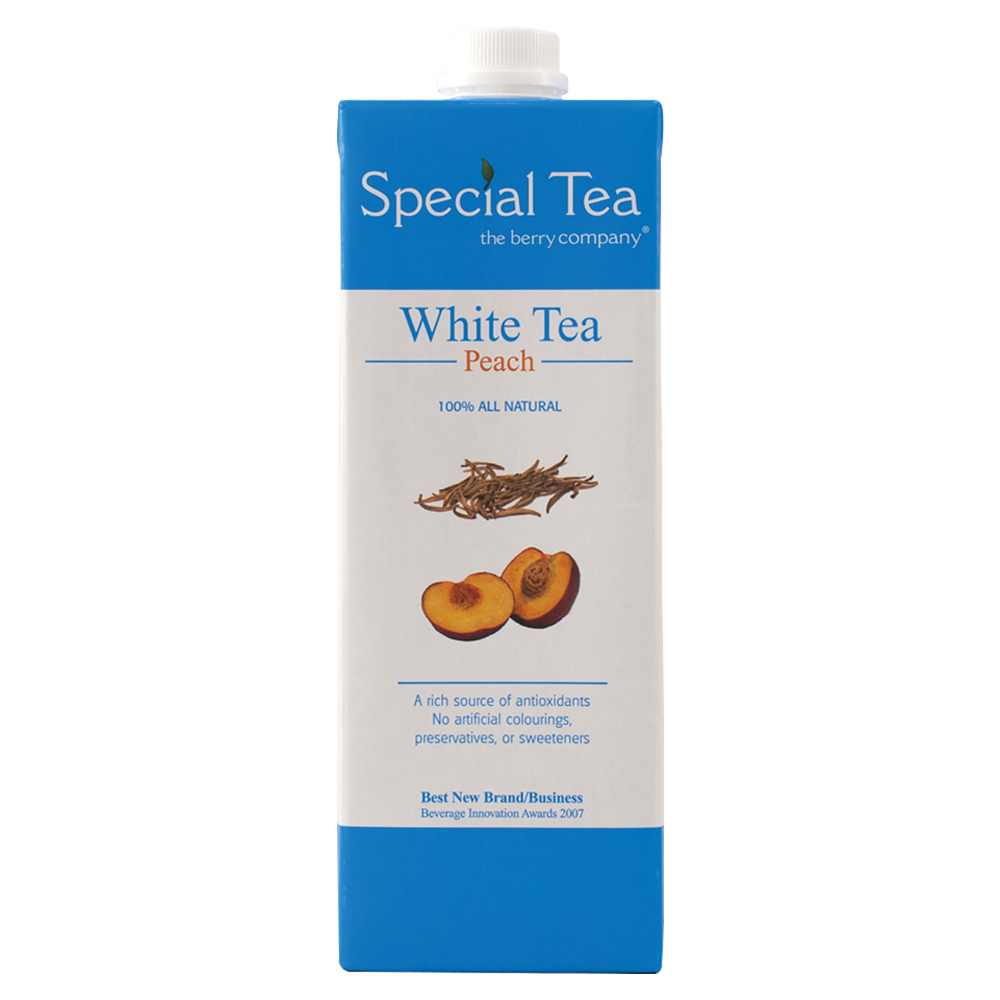 White Tea & Peach Juice Drink, 1 Litre (The Berry Company) Healthy