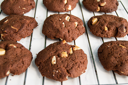 ‘Milky' Chocolate & Brazil Nut Cookies