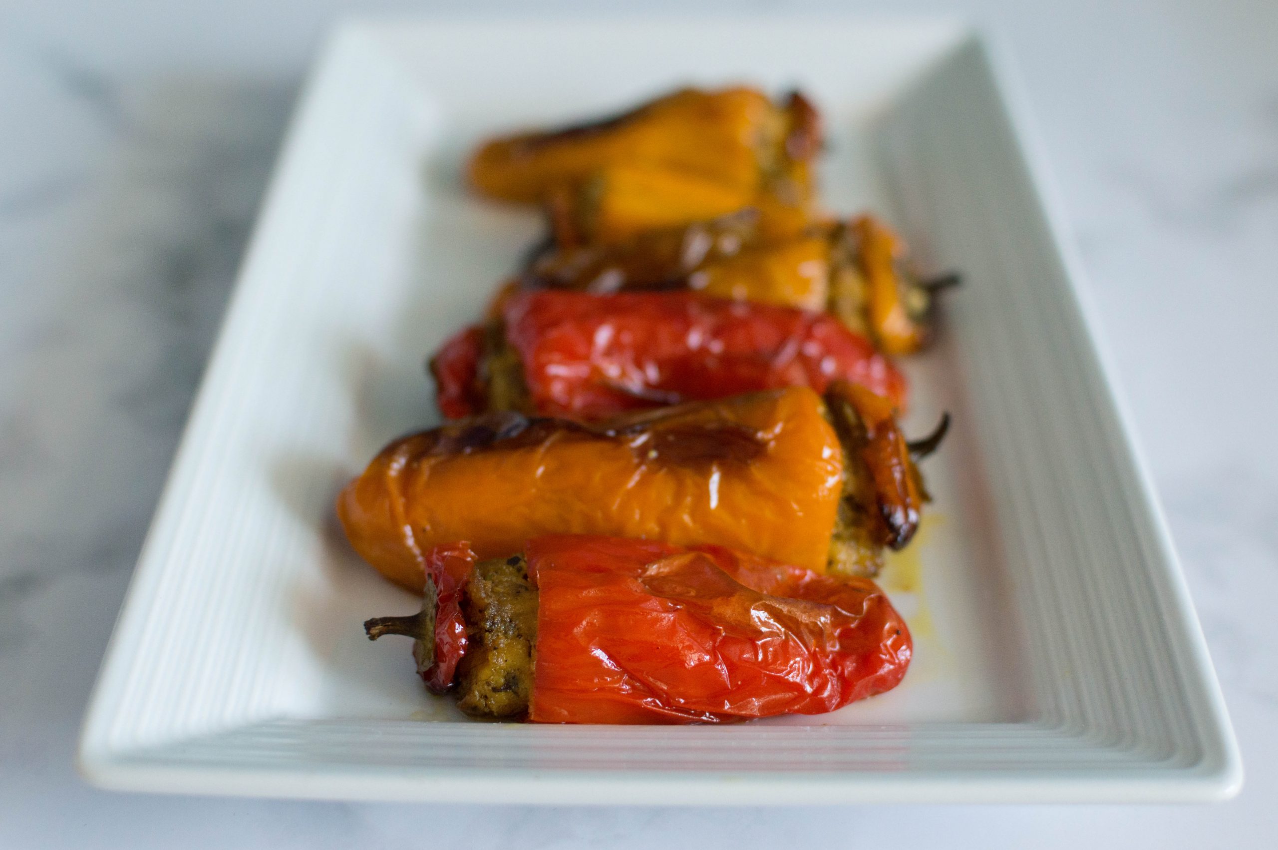 Stuffed baby peppers