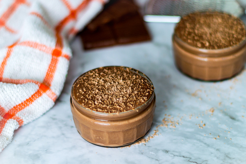 Tofu Chocolate Pudding Pots