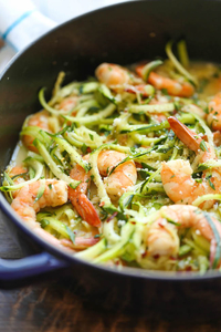 Courgetti Noodles & King Prawns (via damndelicious.net)