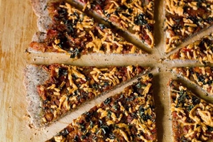 5) Almond and Buckwheat Pizza Crust (via ohsheglows.com)