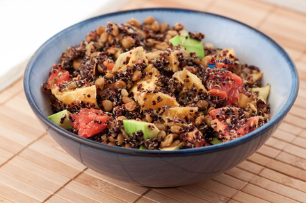 Black Quinoa Salad with Celery Seed Dressing