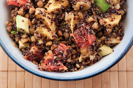 Black Quinoa Salad with Celery Seed Dressing