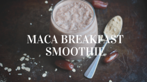 Maca Breakfast Smoothie (via superfoodliving.com)