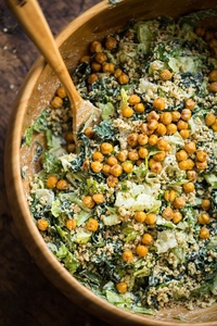 Vegan Caesar Salad (via ohsheglows.com)