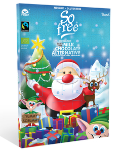 So Free Chocolate Advent Calendar, Organic 110g (Plamil)