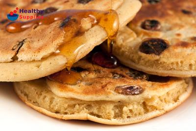 American Style Raisin Pancakes