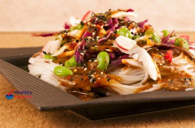 Asian Slaw with Rice Noodles