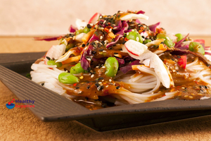Asian Slaw with Rice Noodles - Recipe