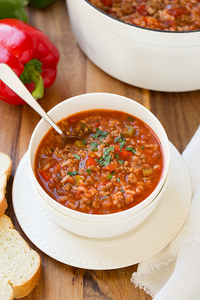 Stuffed Pepper Soup (via cookingclassy.com)