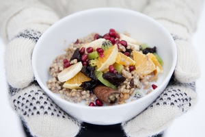 Winter Buckwheat Porridge (via greenkitchenstories.com)