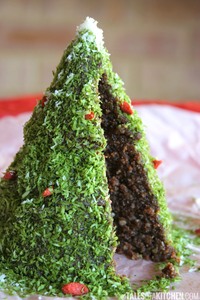 Christmas Tree Chocolate Cake (via talesofakitchen.com)