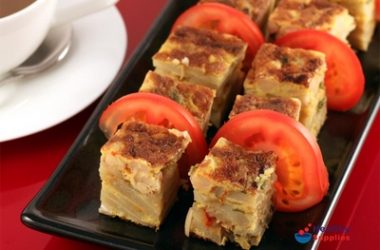 Bean and Pepper Tortilla Bites