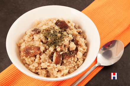 Cauliflower Rice Mushroom Risotto