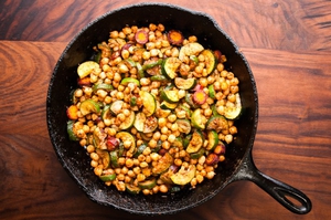 Courgette and Chickpea Tagine (via herbivoracious.com)