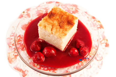 Chilled Rice Pudding with Fruit Coulis