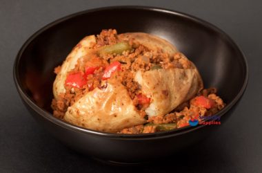 Jacket Potato with Vegetarian Chilli