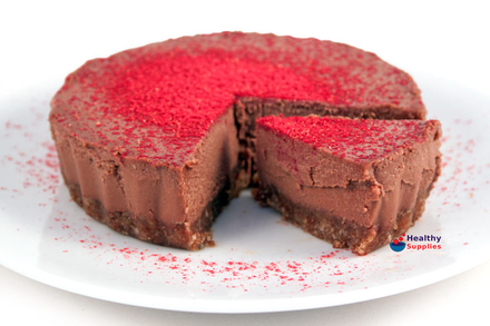 Chocolate &#038; Raspberry Dairy-Free Cheesecake