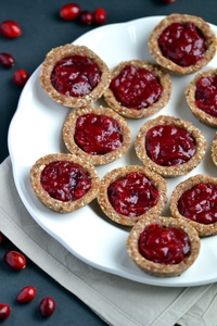 Cranberry Jam Tarts (via coconutandberries.com)