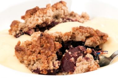 Apple & Blackberry Crumble