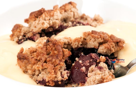 Apple & Blackberry Crumble