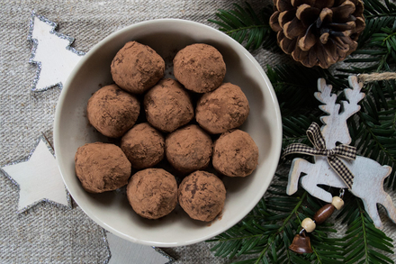 Dark &#038; Salty Chocolate Truffles