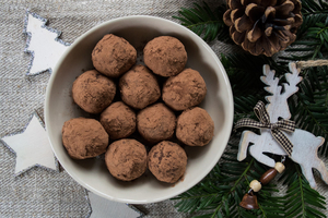 Dark & Salty Chocolate Truffles