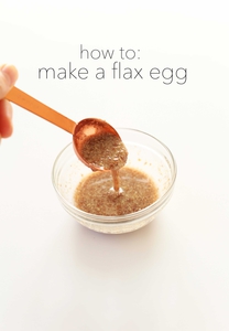 Flaxseeds can be used as a vegan egg substitute (via minimalistbaker.com)
