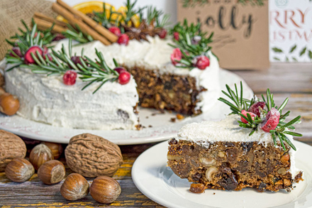 Gluten-Free Vegan Christmas Cake