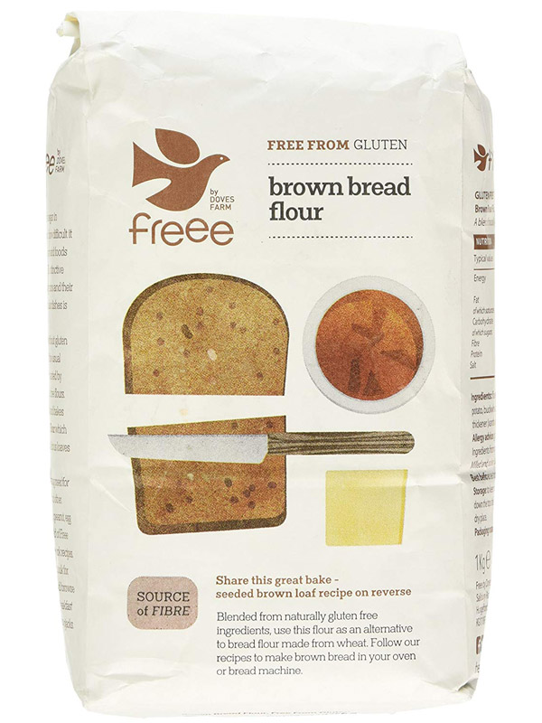 Gluten Free Brown Bread Flour 1kg (Doves Farm)