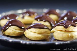 Dairy-Free Mini Chocolate Eclairs (via unconventionalbaker.com)