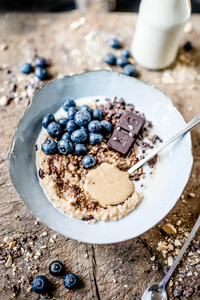 Chocolate, Blueberries and Hazelnuts (via eatbetternotless.com)