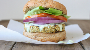 Cauliflower and Hemp Burger (via veggiesdontbite.com)