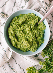 Super Kale, Hemp and Flaxseed Oil Pesto (via cookieandkate.com)