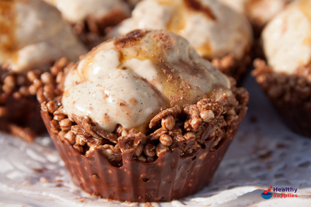 Seriously Creamy Vanilla Ice Cream Nests