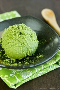 Matcha Ice Cream (via justonecookbook.com)